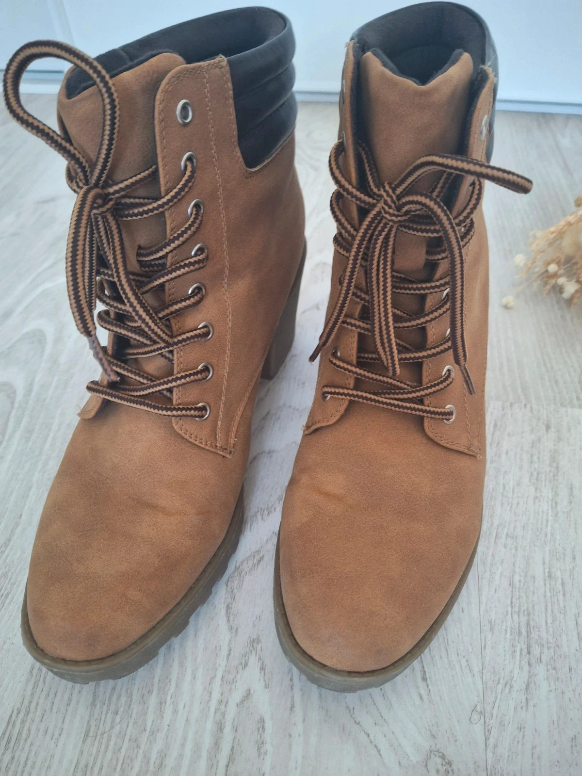 🤎 zapatos/Botines mujer camel/marrón con tacón – Talla 40 🤎 – photo 9